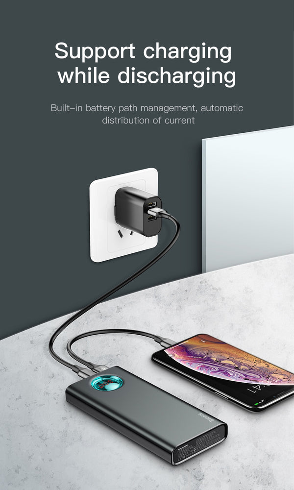 Universal Powerbank 20000mAh + Fast Charging