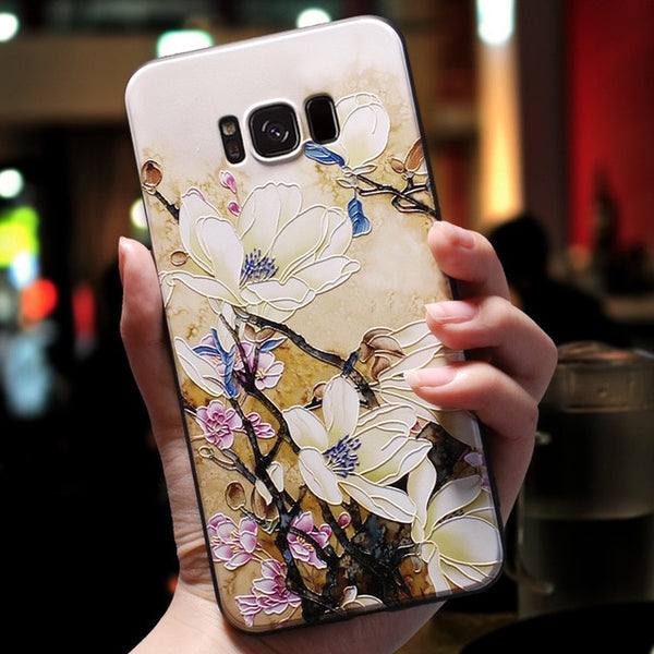 3D Flower Samsung Case