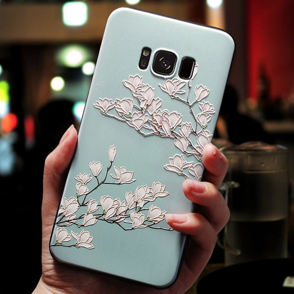3D Flower Samsung Case