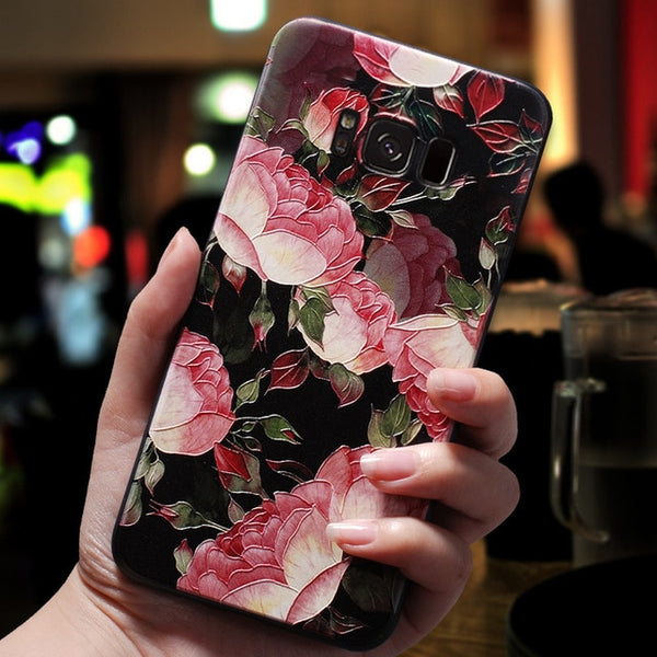 3D Flower Samsung Case