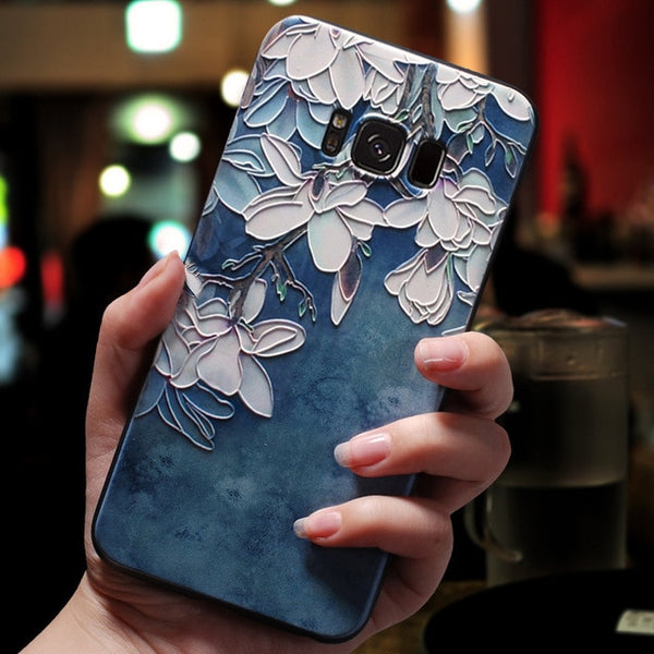 3D Flower Samsung Case